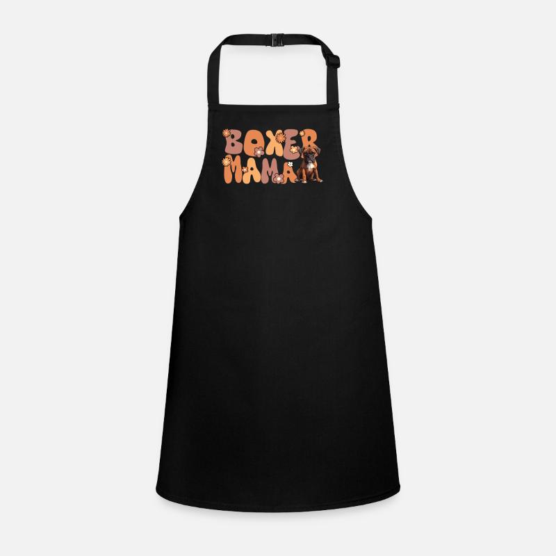Boxer Chien Groovy Boxer Maman Tablier Enfant