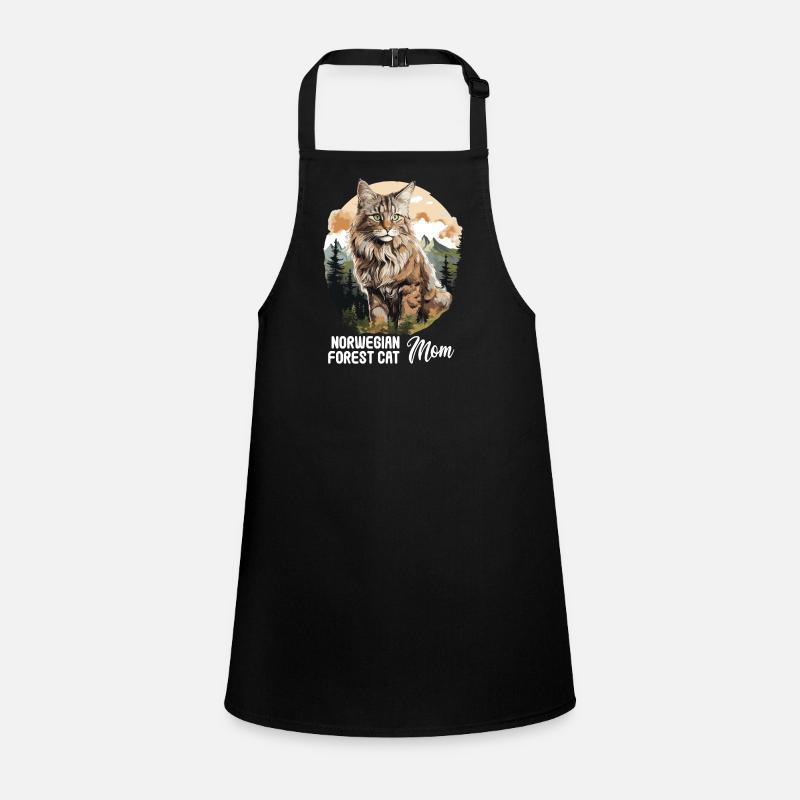 Norwegian Forest Cat Children's Apron