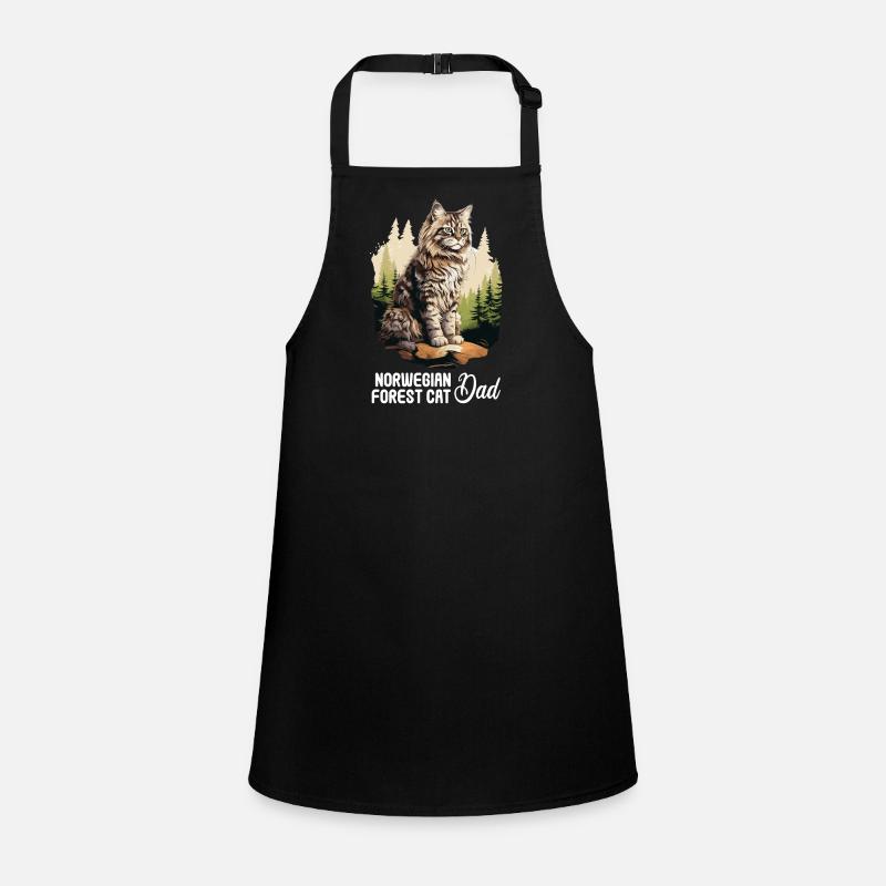 Norwegian Forest Cat Children's Apron