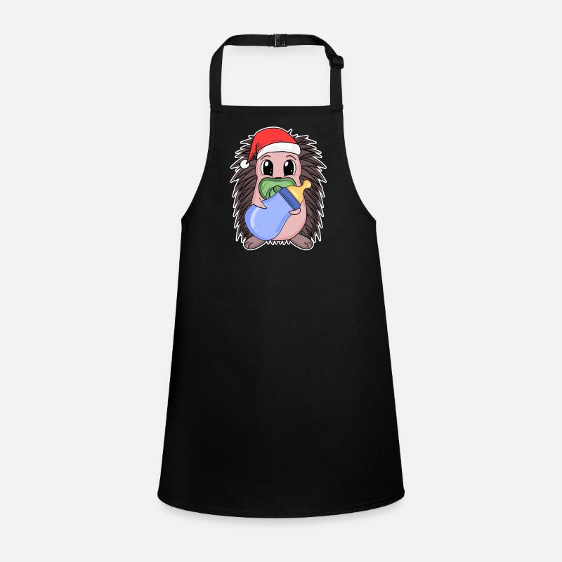 Hedgehog Baby Christmas Children's Apron