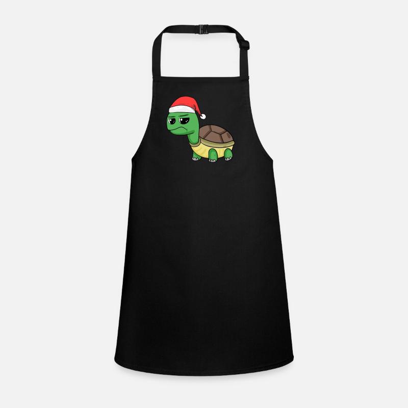 Schildkröte Weihnachten Schürze für Kinder