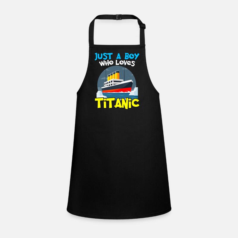 RMS Titanic Sunset Cruise Ship Retro Sunset Garçons Tablier Enfant