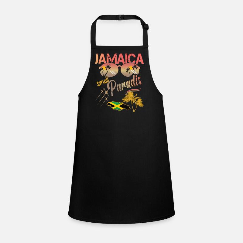 Jamaica Flag and Card Keepsake Gift Children's Apron