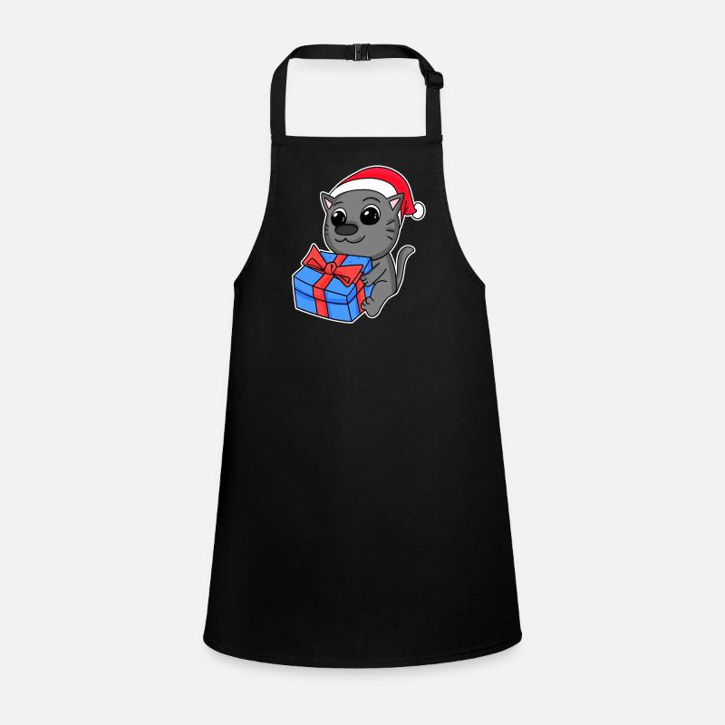 Chat Noël Tablier Enfant