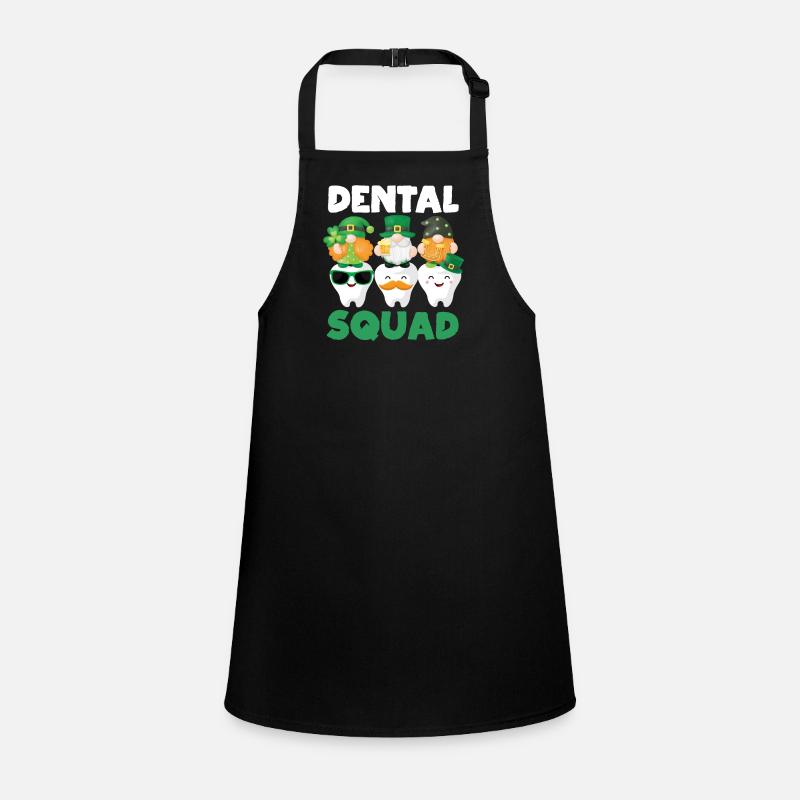 Dental Squad Zahn Niedlichen Gnom Saint Patricks Schürze für Kinder