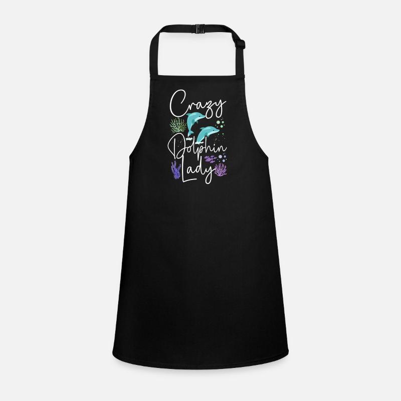 Dolphin Crazy Dolphin Lady Schürze für Kinder