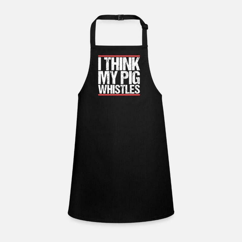 I think my pig whistles Denglish Children's Apron