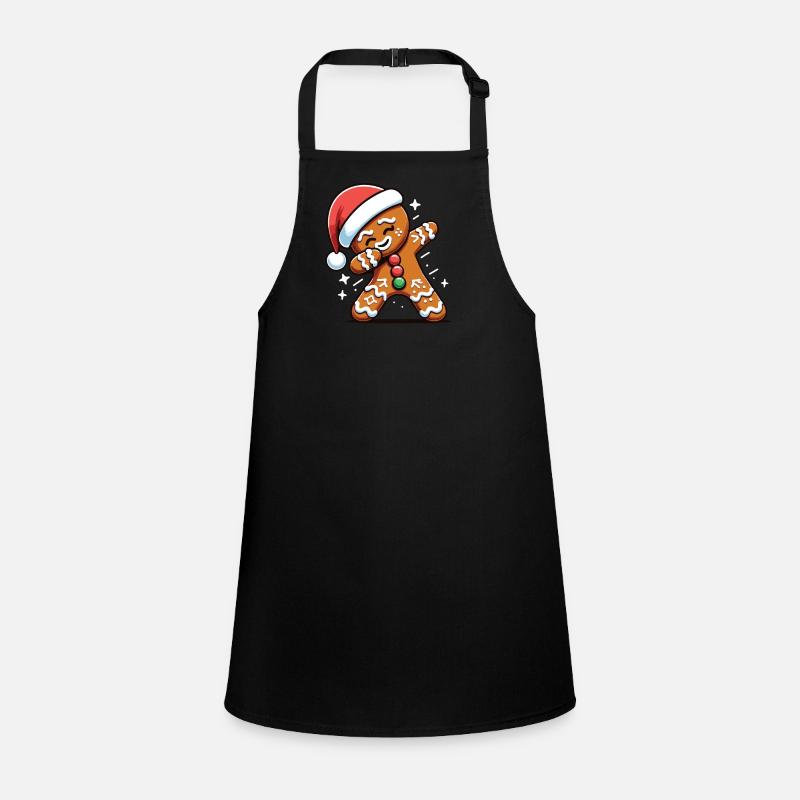 Dabbing Christmas Gingerbread Dab Christmas Children's Apron