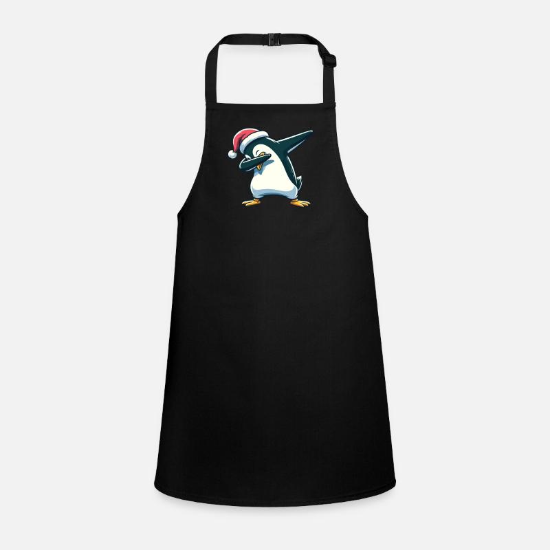 Dabbing Christmas Penguin Dab Christmas Children's Apron