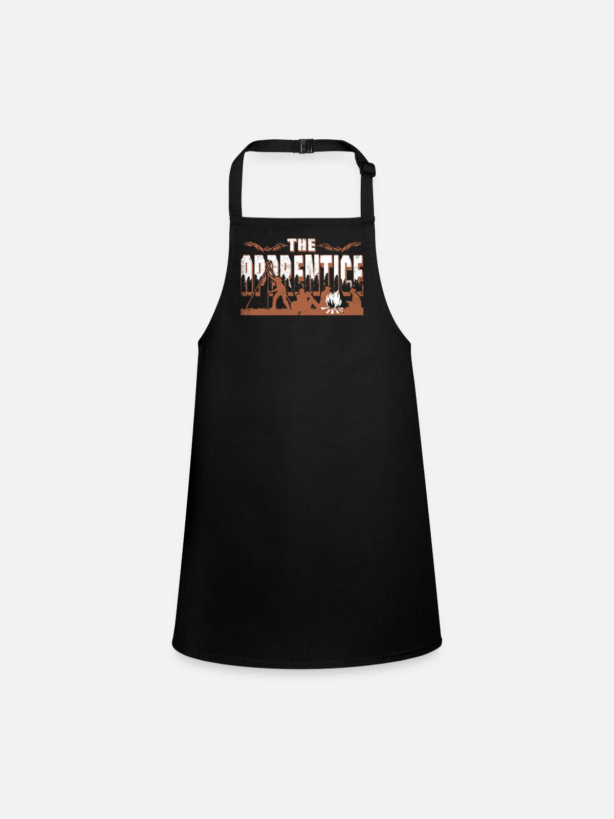 The Apprentice - Children's Apron - black - Front