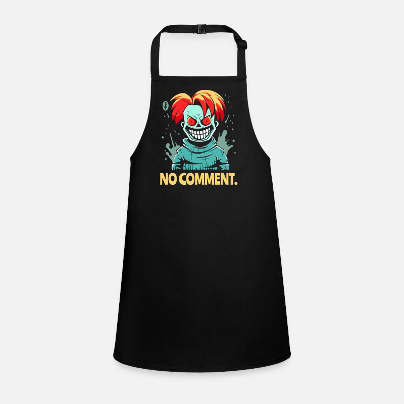 No comment, says the evil clown Children's Apron