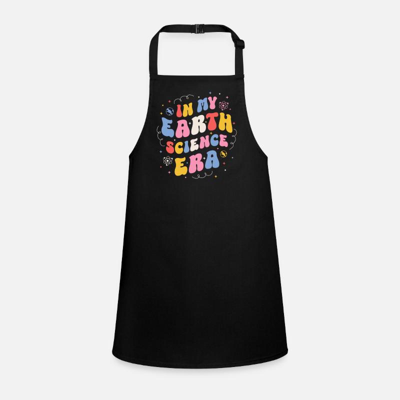 Earth Science Student Groovy Vintage Children's Apron