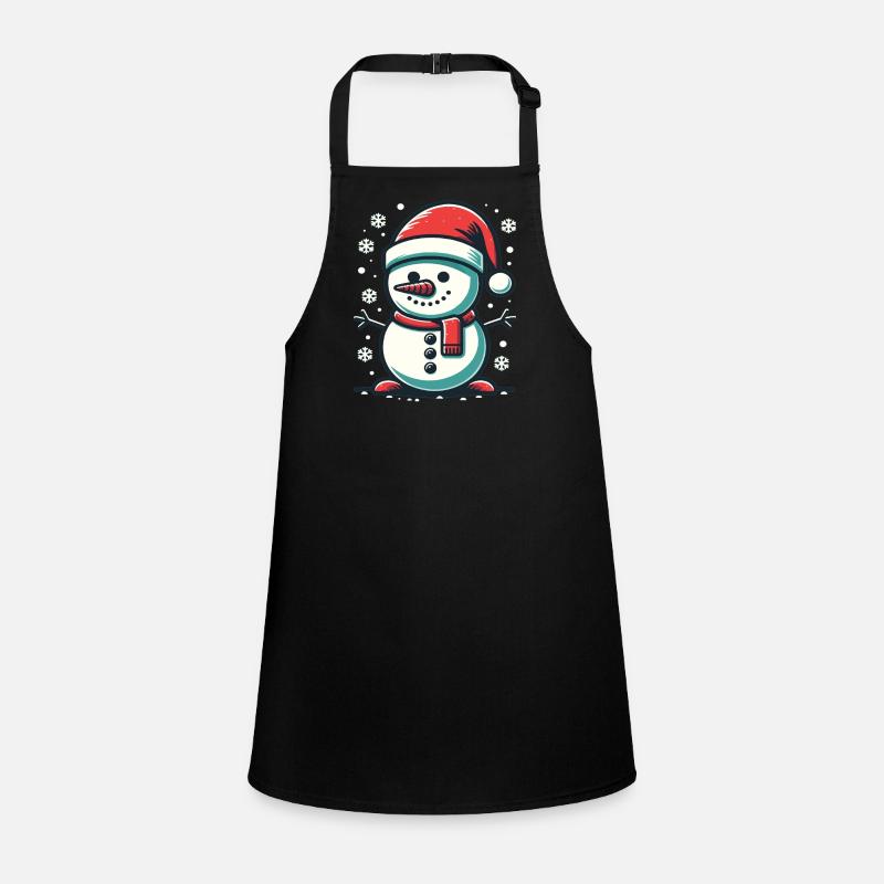 Snowman Dabbing Snowman Dab Snowmen Children's Apron