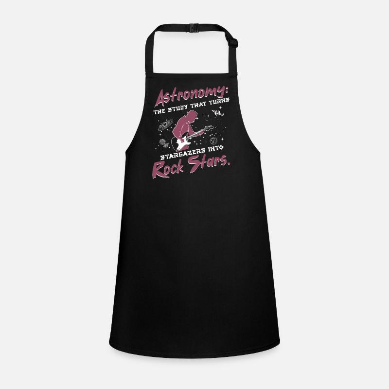 Stargazing rock stars Children's Apron