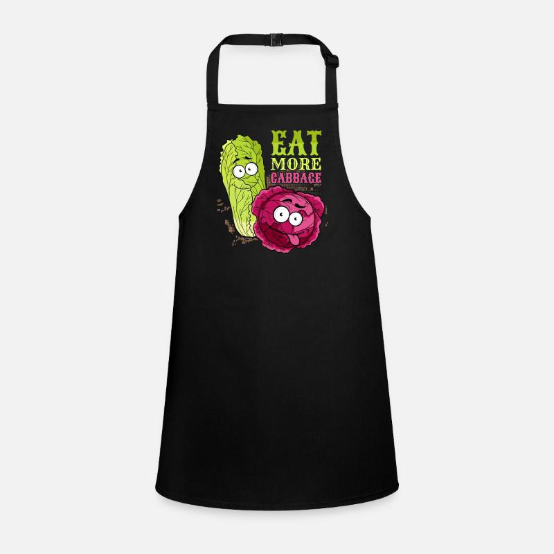 Cabbage, funny saying, red cabbage, Chinese cabbage Children's Apron