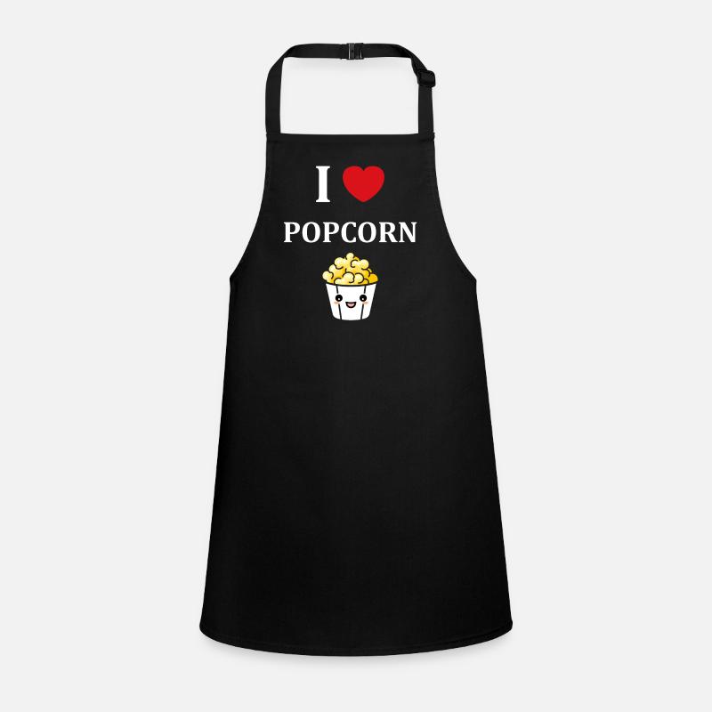 i love popcorn Tablier Enfant