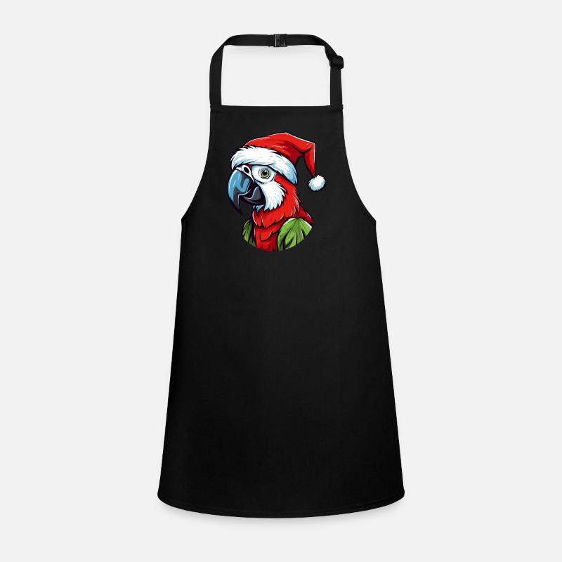 Tête d’animal de Noël perroquet Tablier Enfant