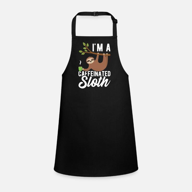 I'm a Caffeinated Sloth T-Shirt Children's Apron
