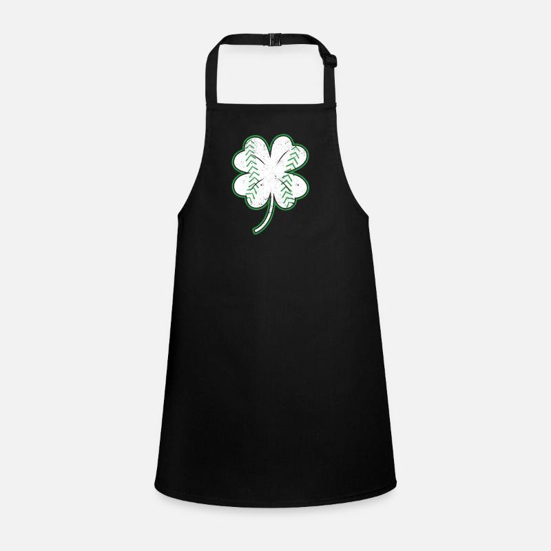 Baseball St Patrick’s Day Lucky Leaf Catcher Tablier Enfant