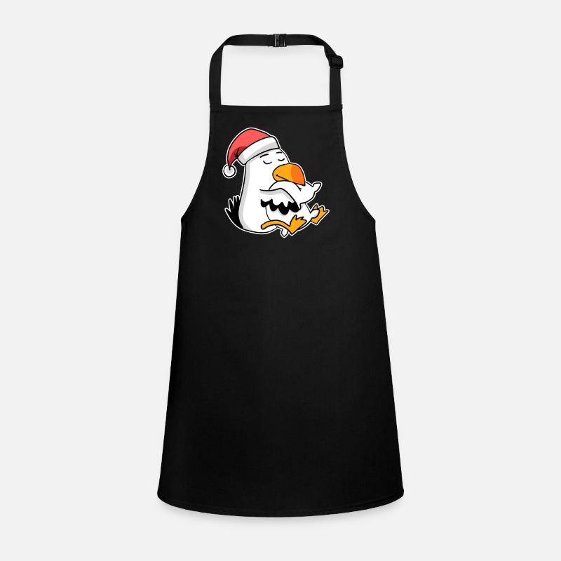 Nordsee Möwe Weihnachten Schürze für Kinder