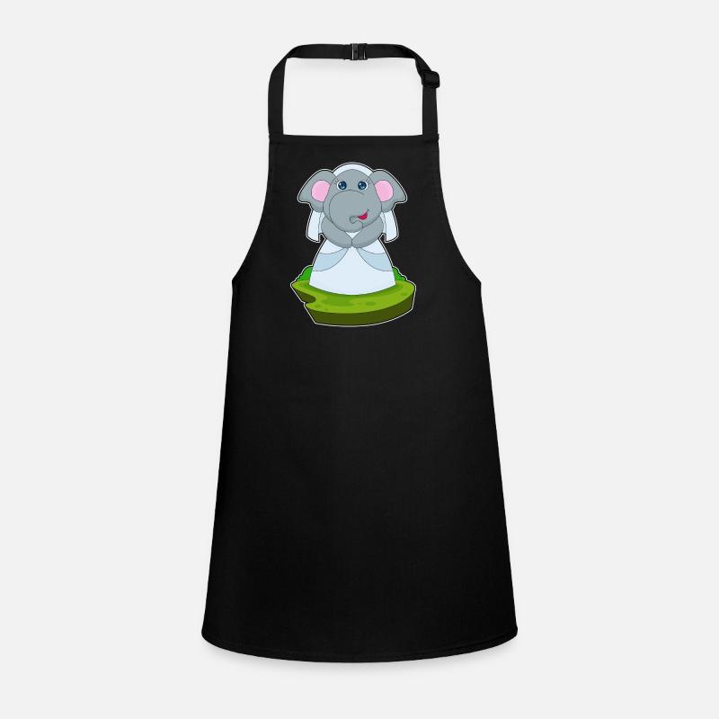 Éléphant voile de mariée mariage Tablier Enfant