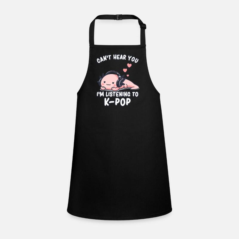K-Pop KPop Korean Music Axolotl Children's Apron