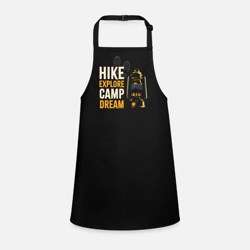 Hike explore camp dream Schürze für Kinder