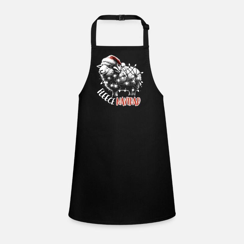 Fleece Navidad Christmas Gift Funny Sayings Children's Apron