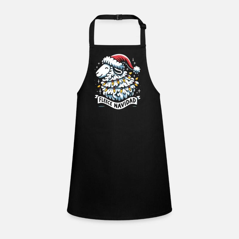 Fleece Navidad Christmas Gift Funny Sayings Children's Apron