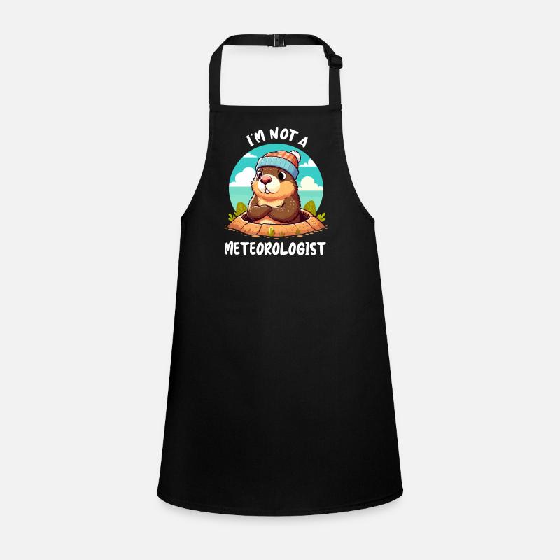 Groundhog Day USA Funny Spring Children's Apron