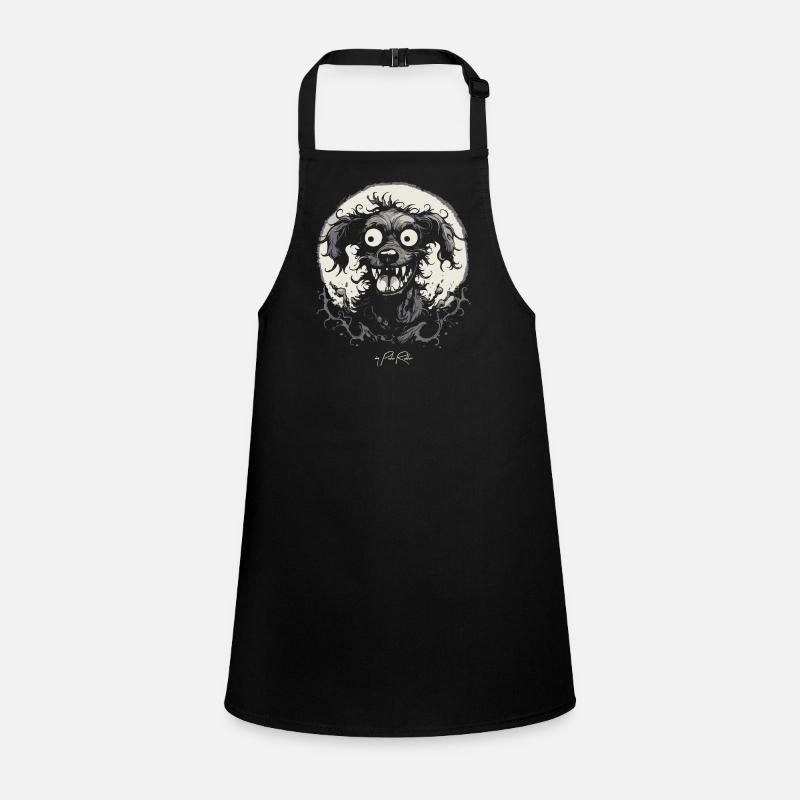 Horror dog from hell Children's Apron