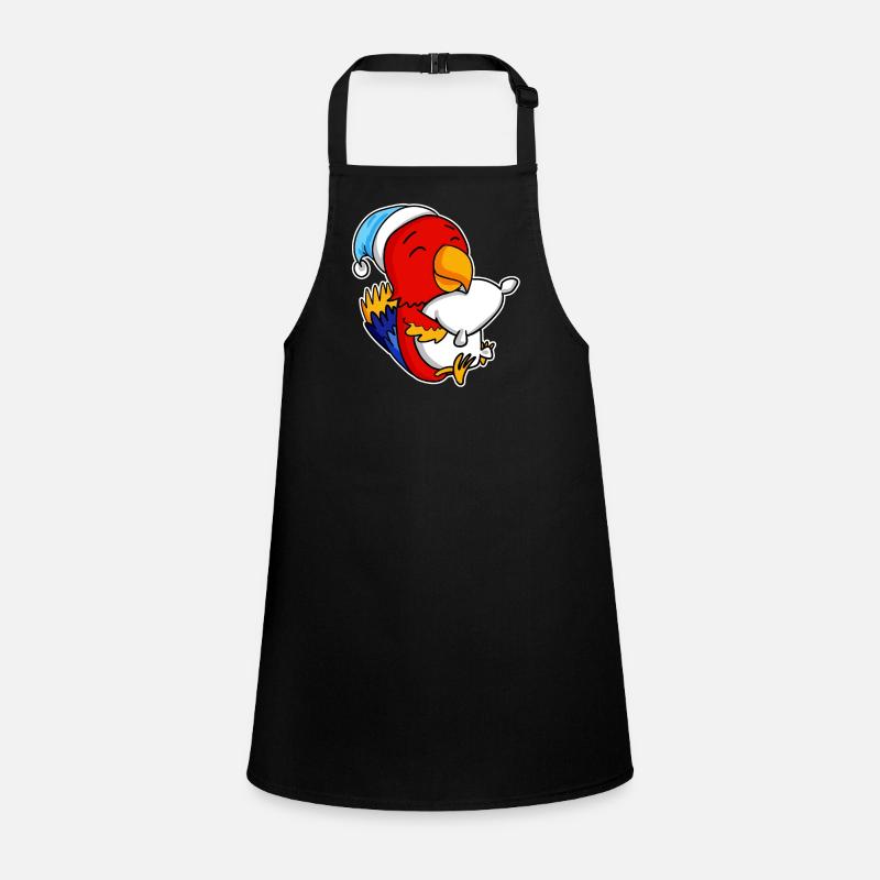 Parrot with pillow and sleepy cap Children's Apron