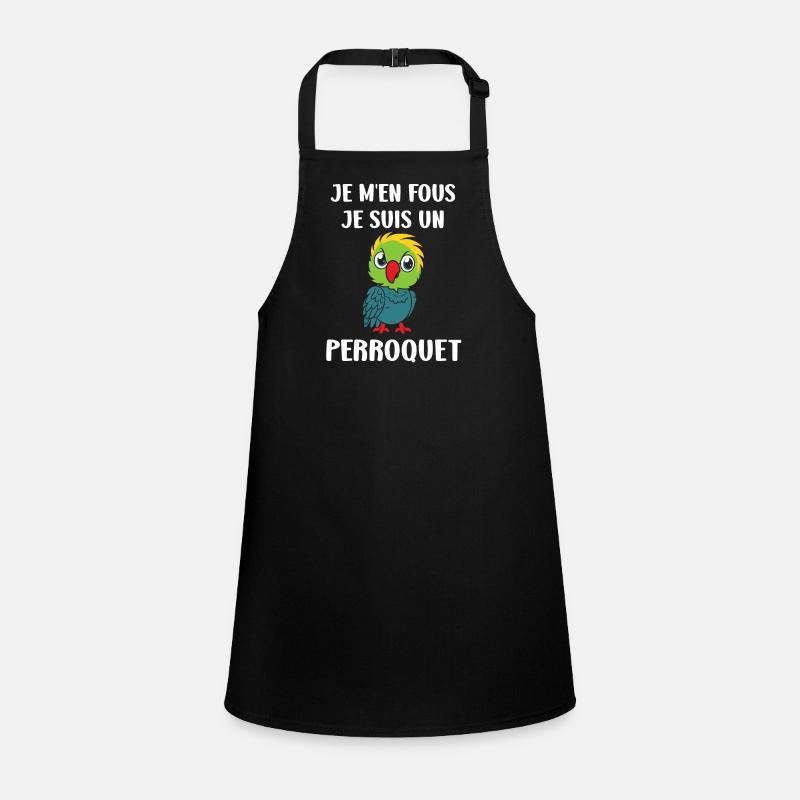Humour petit perroquet Tablier Enfant