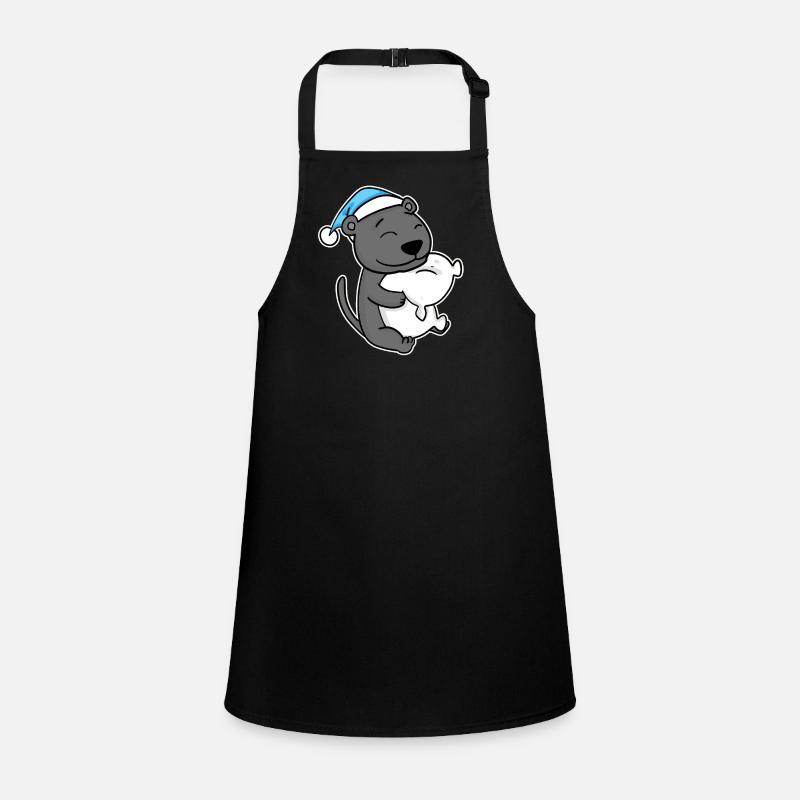 with pillow and sleepy cap Children's Apron