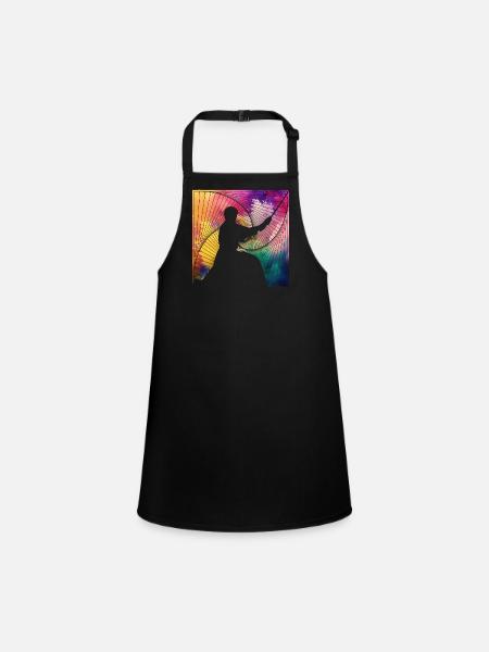 Aikido - Children's Apron - black - Front