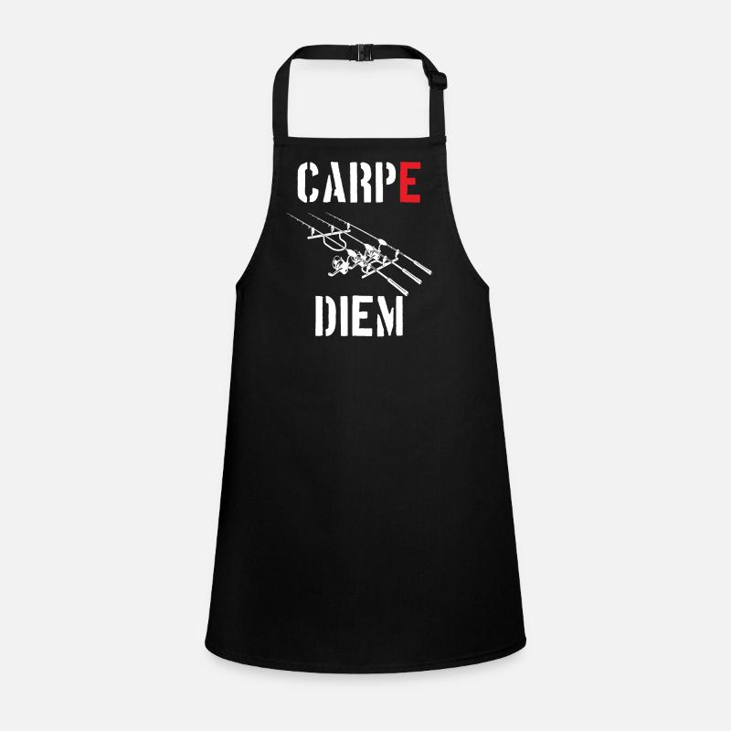 Carpe Diem Carphunter Carp Carp Carp Angler Tablier Enfant