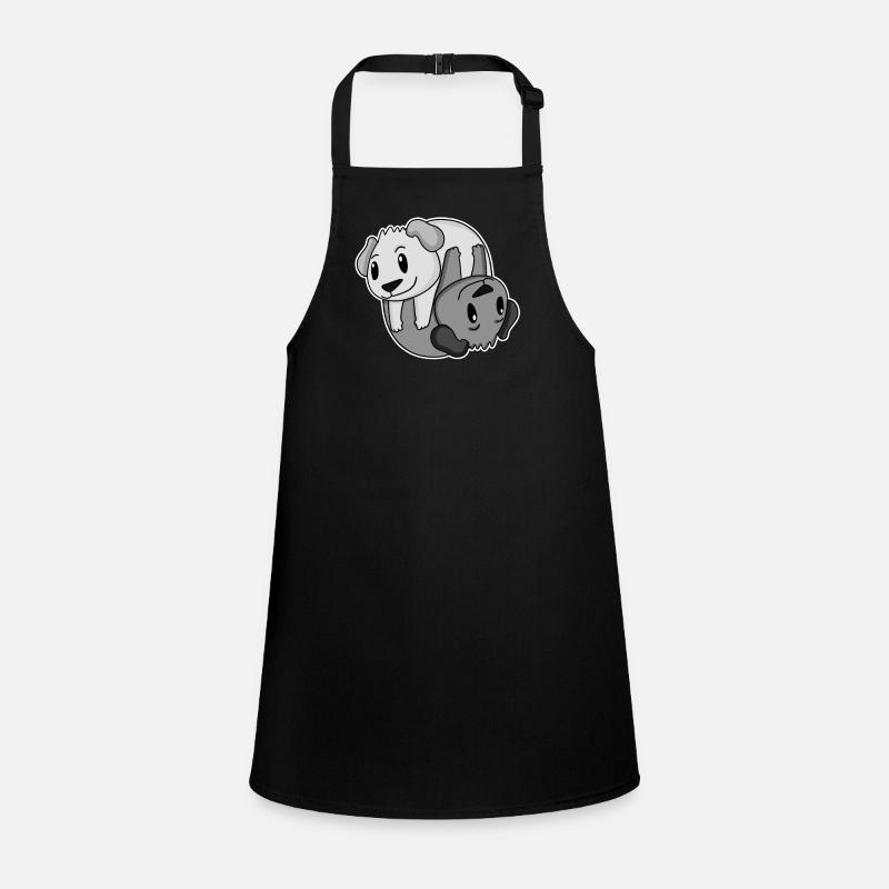 Chien de signe Yin Yang Tablier Enfant