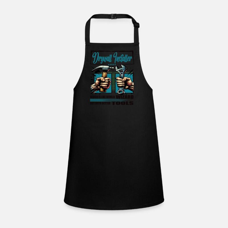 Drywall installer Profession Saying Worker Children's Apron