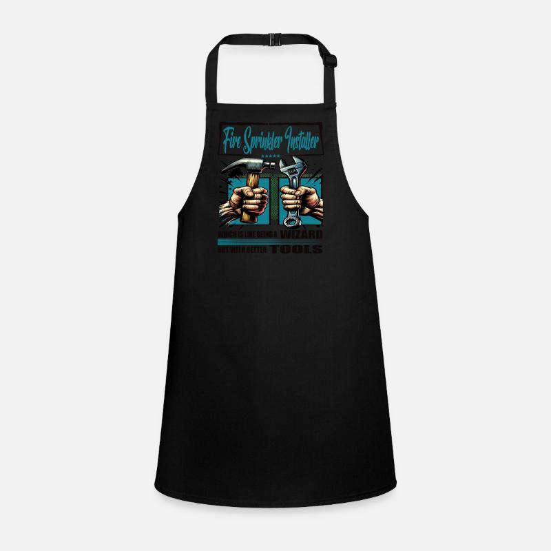 Fire sprinkler installer Profession Saying Worker Children's Apron