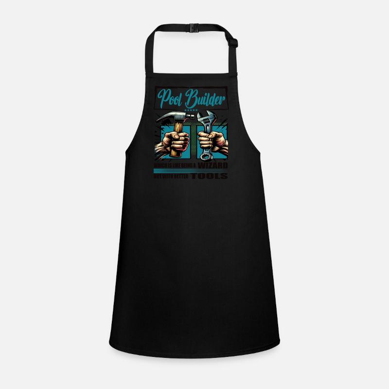 Pool Builder Profession Saying Worker Children's Apron