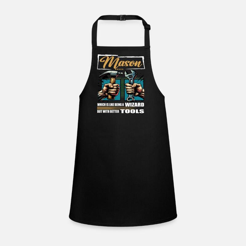 Mason Profession Saying Worker Children's Apron