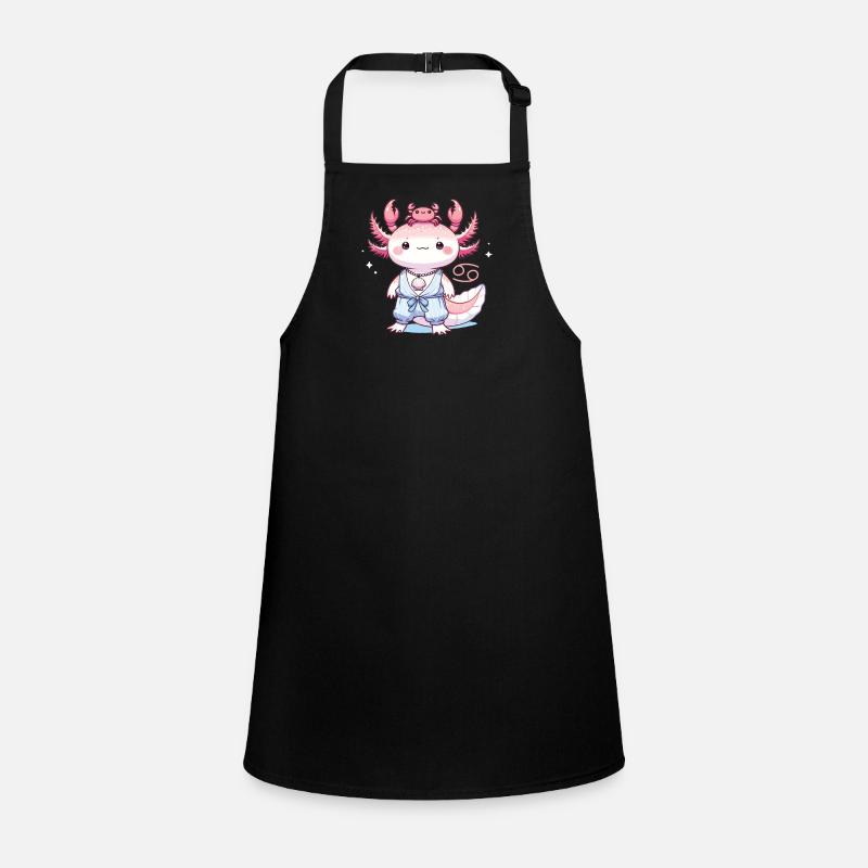Axolotl as a Cancer Zodiac Sign Children's Apron