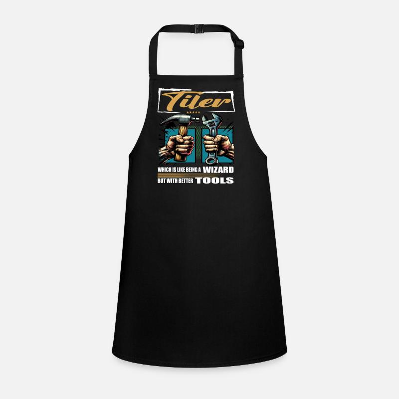 Tiler Profession Saying Worker Children's Apron