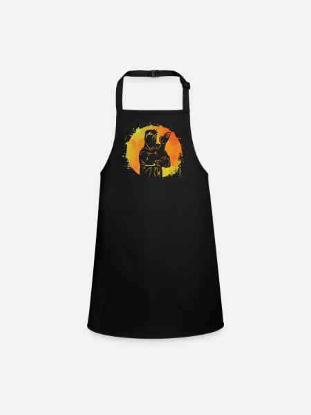 Wing Chun - Children's Apron - black - Front