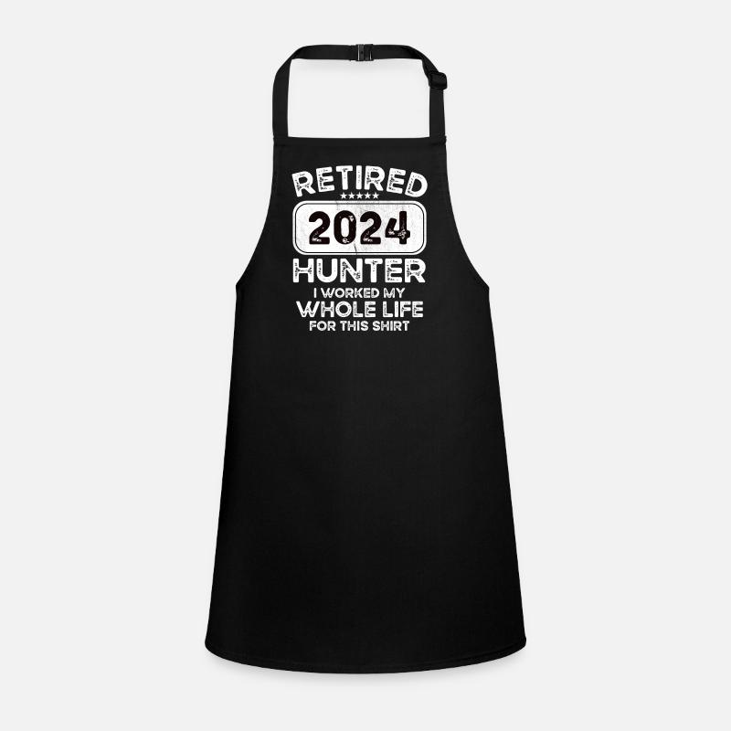 Chasseur à la retraite 2024 Tablier Enfant