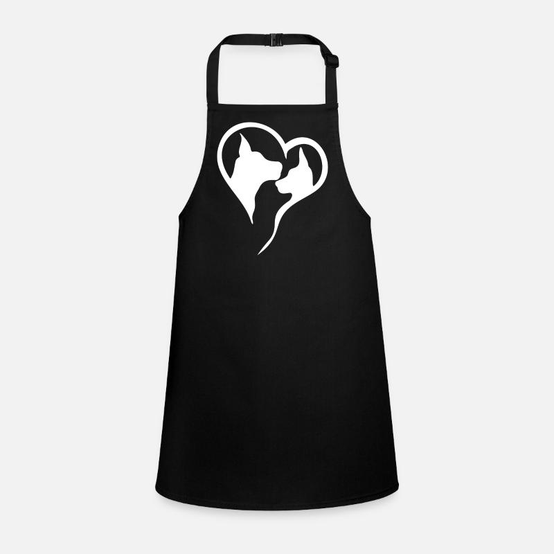 Fatmonkey - Chiens Meilleurs Amis Coeur Tablier Enfant