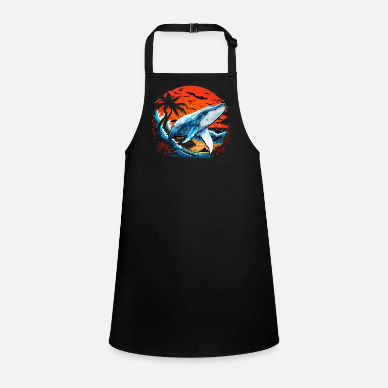 Blue Whale Children's Apron