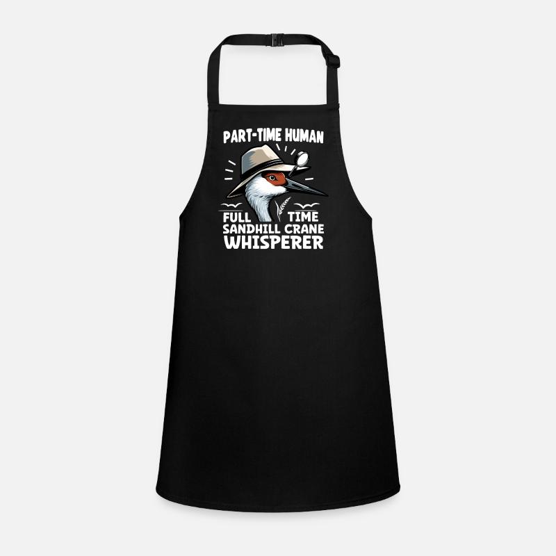 Sandhill Crane Lovers Bird Watching Children's Apron