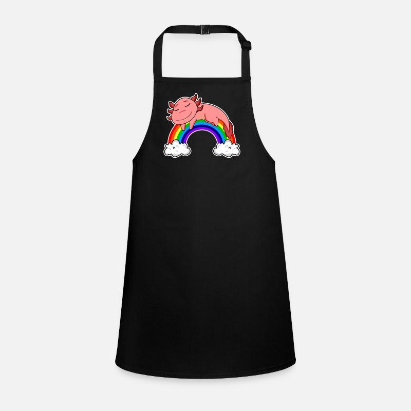 Axolotl Motif Enfants Rainbow Sleeping Tablier Enfant
