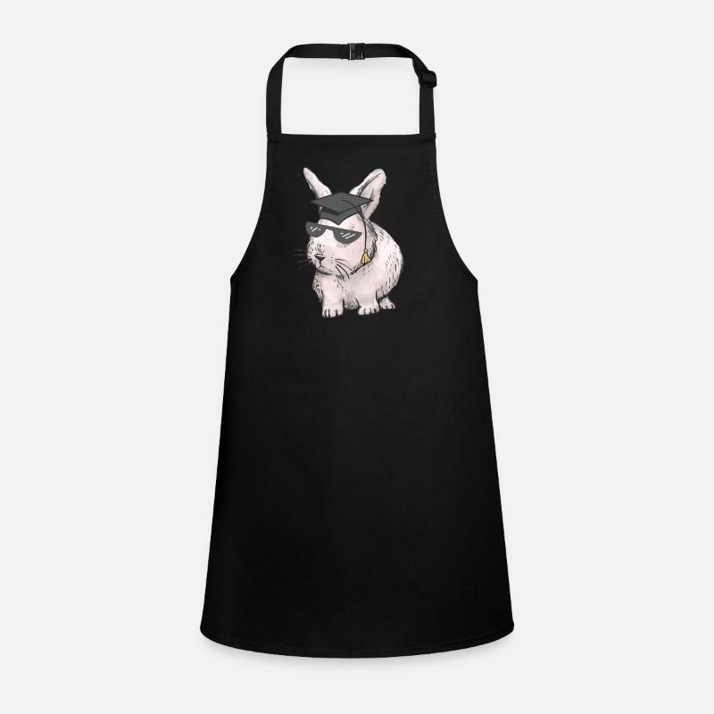 Scholar Rabbit Teacher Professions Studies Abi Graduation Children's Apron